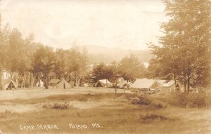 RPPC CAMP MAQUA Poland, Maine Summer Camp YWCA 1924 Vintage Photo Postcard