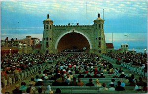 USA Concert Bandshell Daytona Beach Florida Chrome Postcard 09.64