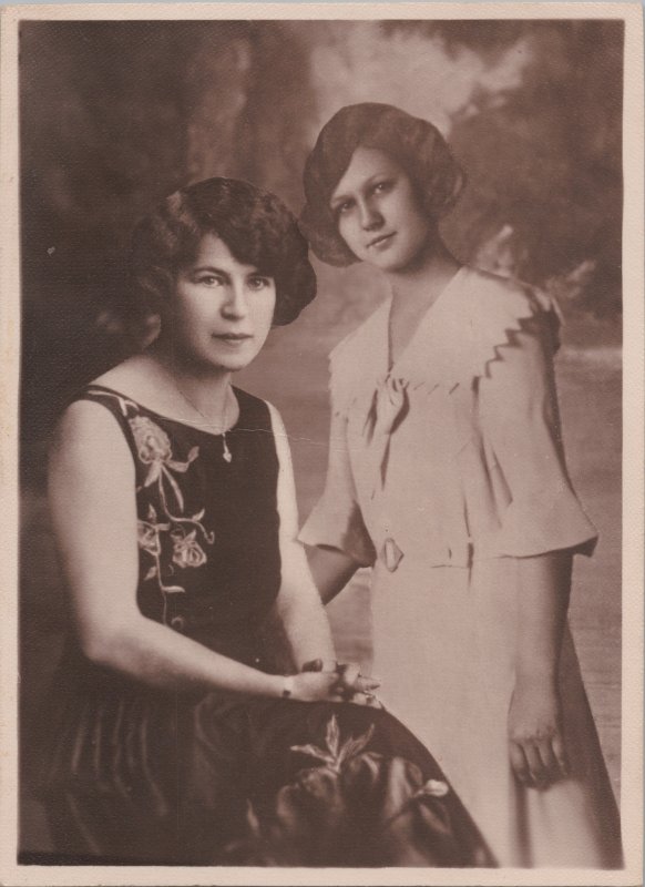 RPPC Lot (3 cards) 2 Studio Shots W/ Mother and Daughter & 1 Wedding Shot