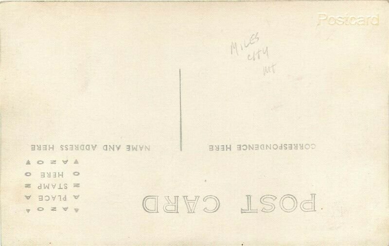 MT, Miles City, Montana, Parade, Schlitz Beer Sign, RPPC