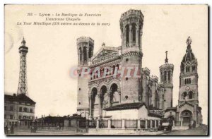 Lyon - Our Lady of Fourviere - Metallic Tower 376 Meters Above The Sea - Old ...