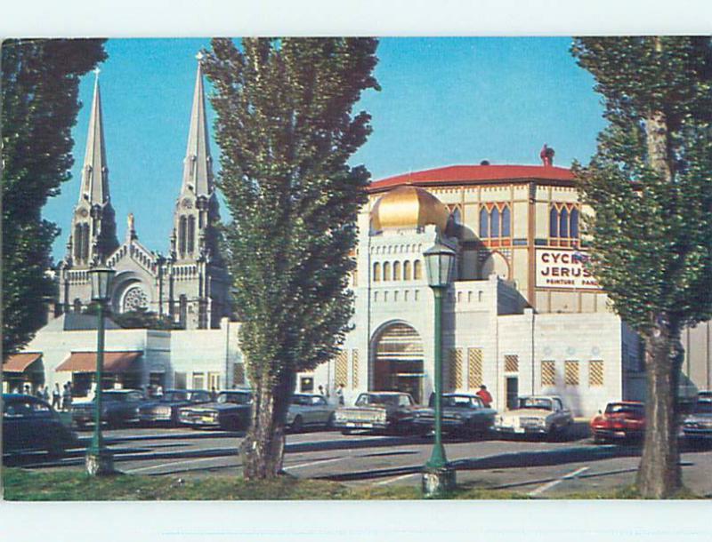 Pre-1980 TOWN VIEW SCENE Ste-Anne De Beaupre Quebec QC p9554