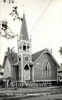 Real Photo, Meth Church in Danforth, Maine