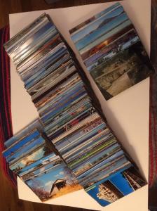 About ONE THOUSAND vintage chromium United States postcards 1950s 1960s  