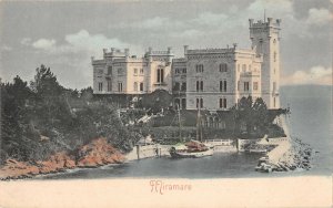 US3083 Italy Miramare Harbour Boat Bateau Port Castle Chateau trieste