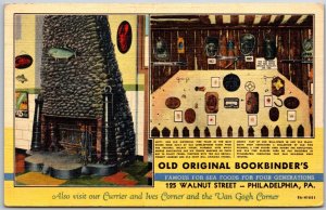 Old Original Bookbinder's Restaurant, Philadelphia, Pennsylvania - Postcard 