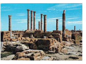 Libya Sabratha Temple Antonine Pius Roman Ruins 4X6 Postcard