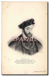 Old Postcard Henri II King of France