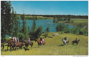 Good Riding at beautiful Beaver Dam Lake, Clinton,  B.C.,  Canada,  40-60s