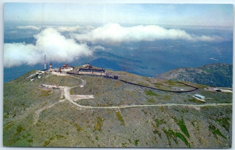 Postcard - Aerial View, Summit Of Mt. Washington, White Mountains, New Hampshire