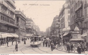 MARSEILLE, Provence-Alpes-Cote d'Azur, France, 1900-1910s; La Cannebiere