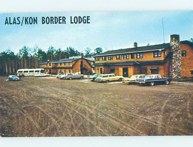 Pre-1980 LODGE MOTEL SCENE Alaskon Border Lodge - Beaver Creek Yukon YT AE0802