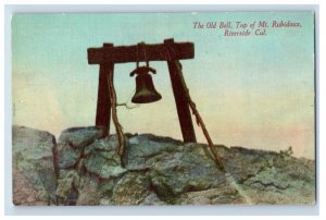 Vintage The Old Bell Top Of Mt Rubidoux Riverside Cal. Postcard P138E
