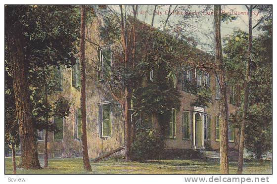 My Old Kentucky Home, Bardstown, Kentucky, PU-1909