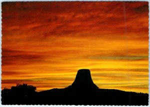 Postcard - Devils Tower National Monument - Wyoming