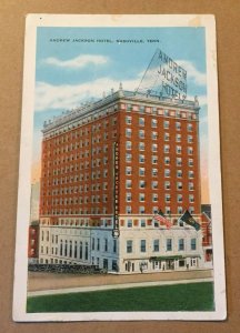 VINTAGE UNUSED  POSTCARD ANDREW JACKSON HOTEL NASHVILLE TENN SOME MINOR FLAWS