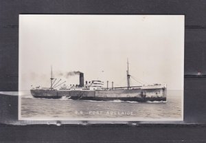 GREAT BRITAIN,  SS. PORT ADELAIDE , COMMONWEALTH & DOMINION LINE, c1920 ppc.