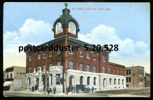 h3575 - SAULT STE. MARIE Ontario Postcard 1910s Post Office