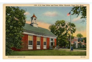 MA - Cape Cod, Hyannis. Town Office Building & Post Office