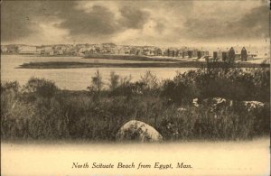 North Scituate Beach MA From Egypt Massachusetts c1910 Postcard