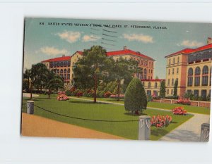 Postcard United States Veteran's Home, Bay Pines, St. Petersburg, Florida