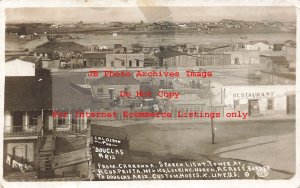 Mexico Border War, RPPC, Douglas AZ from Carranza Search Light Tower Agua Prieta