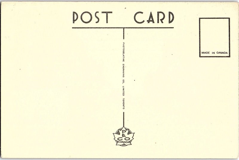 Postcard SHOPS SCENE Kitchener Ontario ON AI2155