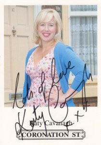 Katy Cavanagh Coronation Street Hand Signed Cast Card Photo (1)