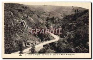 Postcard Old Vichy Around The Valley Of The Road From Jolan And Malavaux