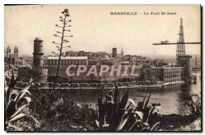 Old Postcard Marseille Fort St John