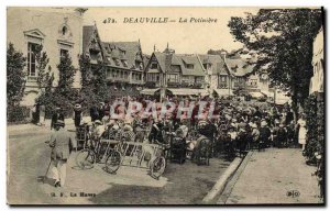 Old Postcard Deauville La Potiniere