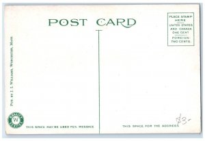 c1910 Davis Hall Worcester Academy Building Worcester Massachusetts MA Postcard