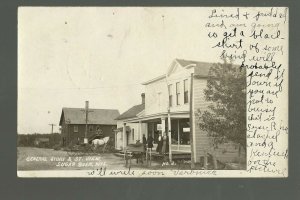 Sugar Bush WISCONSIN RP 1907 GENERAL STORE nr Clintonville New London GHOST TOWN