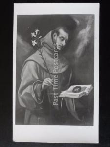 El Greco - San Antonio de Padua - Franciscan order - Old Postcard