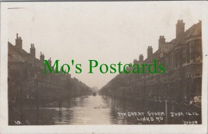 London Postcard - The Great Storm, Links Road, Tooting SW8988