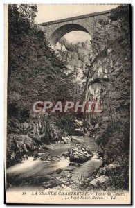 Old Postcard The Great Chatreuse Desert Road Bridge St. Bruno