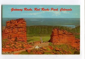 415756 USA Colorado Denver Red Rockes Park Gateway Vintage postcard