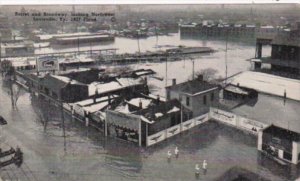Kentucky Louisville Barrel and Broadway Looking West 1937 Flood
