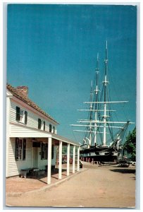 1960 Mystic Resort Coastal Village Recreated at Mystic Connecticut CT Postcard