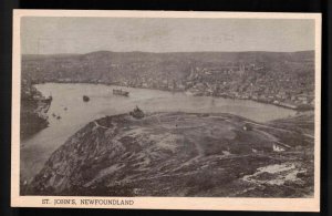 Newfoundland Postcard - St. John's Harbour From Signal Hill Old Ships Unused