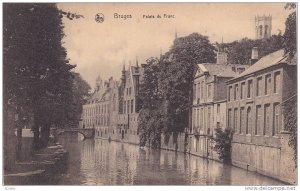 Bridge, Palais Du Franc, Bruges (West Flanders), Belgium, 1900-1910s