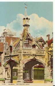 Wiltshire Postcard - Salisbury - The Poultry Cross - Ref TZ3381