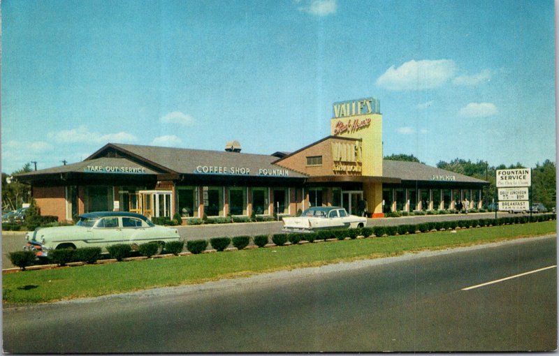 Valles Steak House Kittery ME Fountain Service vintage cars coffee shop 