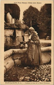 CPA DIGNE-les-BAINS - Costume et type de la Haute-Provence (143108)