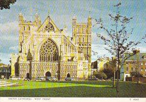 England Exeter Cathedral West Front