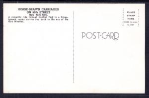 Horse Drawn Carriages,59th Steet,New York,NY