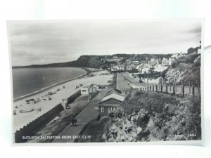 Budleigh Salterton from East Cliff  Devon Vintage RP Postcard