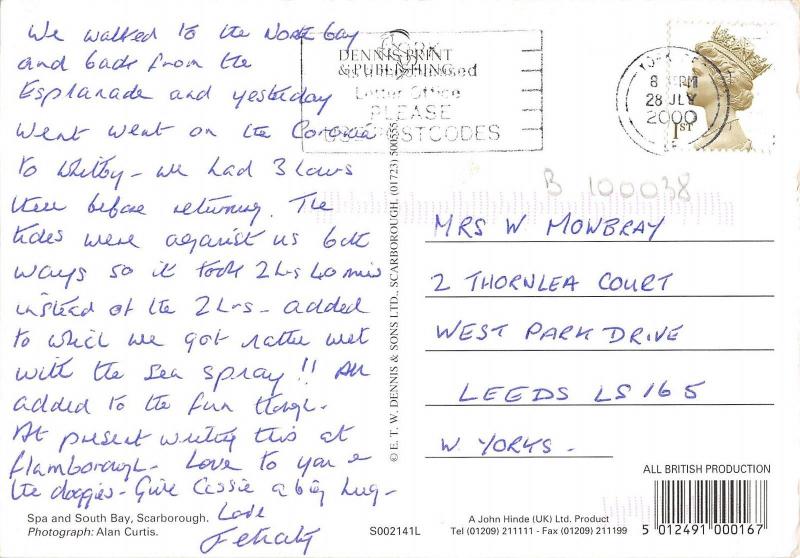 B100038 spa and south bay  scarborough  uk