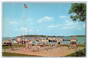 c1960's Boat Coecles Harbor Shelter Island Long Island New York NY Postcard