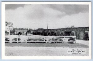 1920's-30's ALBANY COURTS TEXAS HI-WAY 180-183 WEST*MOTEL*HOTEL*SIEVERS OWNER